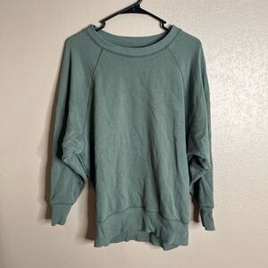 aerie olive green crewneck